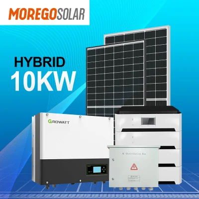 Sistema de Energia Solar Moregosolar Home 10kw 5kw Banco de energia de armazenamento para casa elétrica
