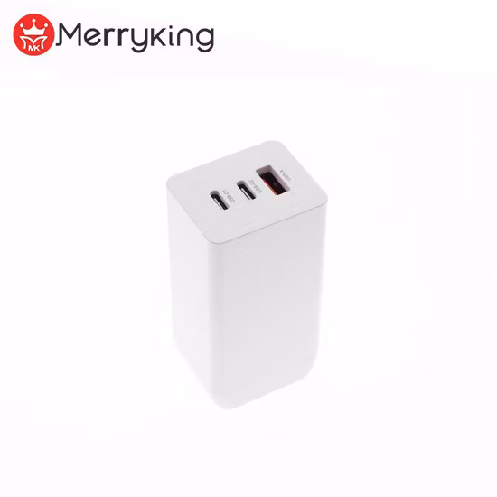 Carregador USB GaN 65W com porta QC3.0/Pd de carregamento super rápido